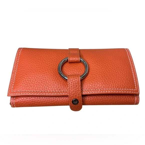 CCC Tangerine Vegan Travel Jewelry Wallet - Picture 1 of 6
